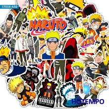 50pcs Naruto Sasuke Japan Anime Stickers for Mobile Phone Laptop Luggage Suitcase Guitar Case Skateboard Bike Moto Car Stickers