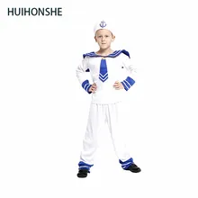 New kids United States Navy Sailor Cosplay Adorable Sailors Costumes Boy Performance Clothings Children Party Costumes Free Ship