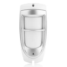 90 градусов Водонепроницаемый IP45 иммунитет открытый цифровой движения двойной детектор PIR двойной оптический фильтрующий Сенсор Системы белый