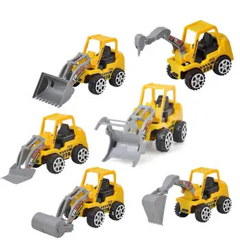 

6Pcs Simulate Excavator Bulldozer Shape Modeling Car Toys for Kids