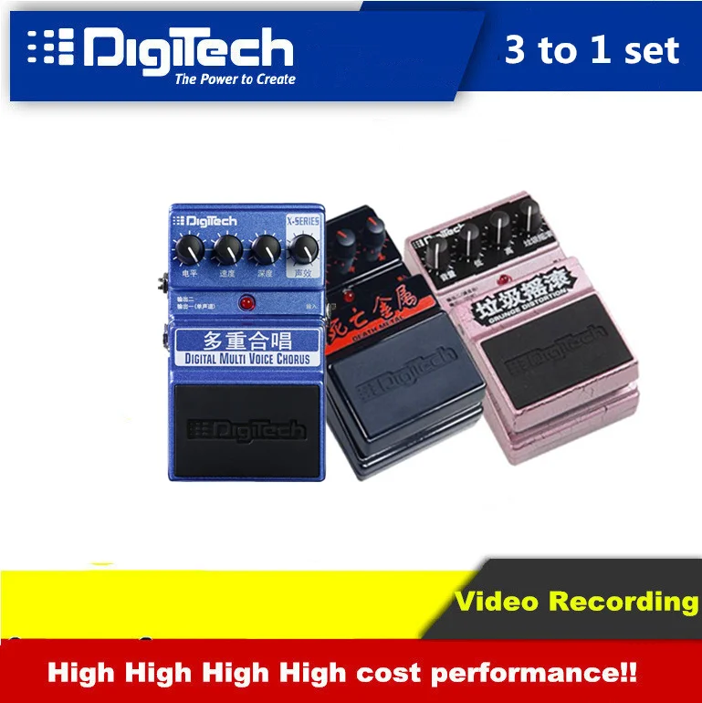 3 Electric Guitar Effects Overload Digitech Grunge