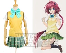 To Love-ru Oscuridad Mea Kurosaki Mea Sainan Escuela Secundaria Uniforme Anime Cosplay Del Partido Del Traje Envío Gratis