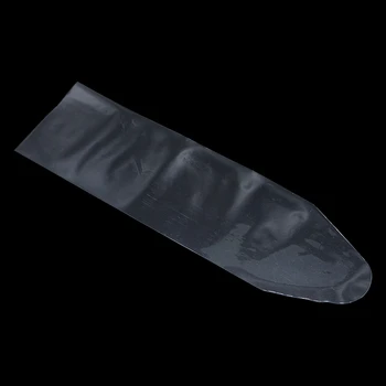 

300Pcs/lot 8.5*20cm Transparent Plastic Open Top Arc Heat Shrinkable Film Package Bags PVC Heat Shrink Sundries Wrapping Bags