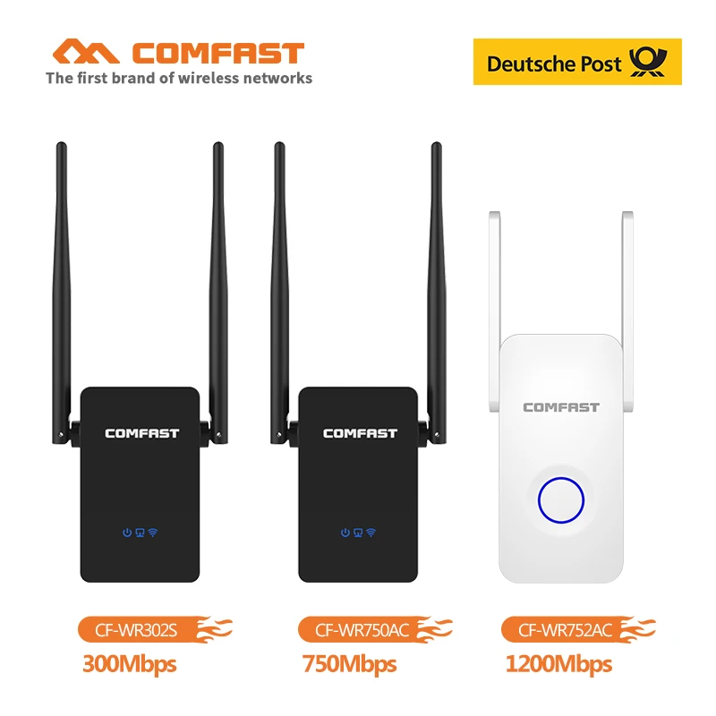 

Comfast 300~1200Mbps fast Wifi Extender/Access Point Repeater/Router/2.4GHz&5GHz Dual Antenna WI FI AP Signal Amplifer booster