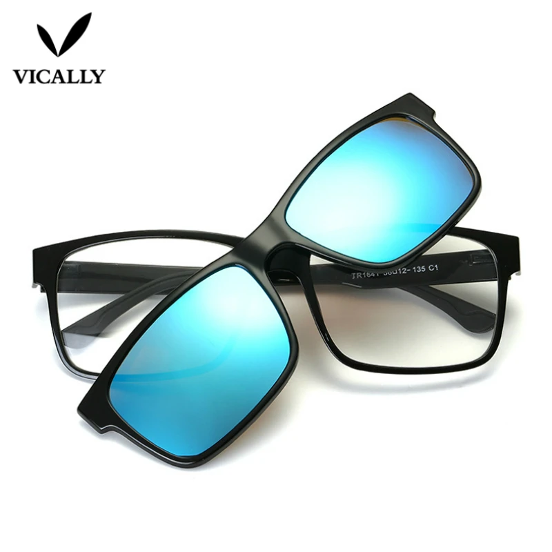Fashion Polarized Magnetic Clip on Sunglasses Magnet Frame Myopia Men Driver Glasses Sun Glasses Women Prescrioption