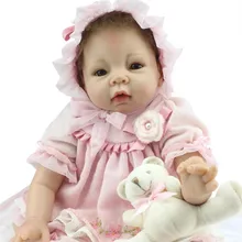 Realistic Newborn Baby Dolls 22 Inch 55cm Big Silicone Reborn Baby Dolls For Kids Toys Accompany Partners Lifelike Baby Dolls