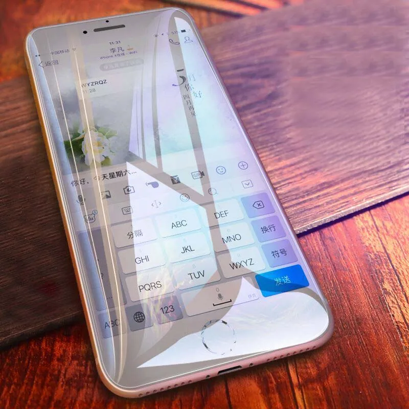 стекло на айфон 6 7 For iPhone 3D Анти шпион полный Крытая Экран протектор для S плюс