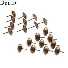 DRELD, 20 piezas Vintage, tapicería decorativa para uñas, estuche de regalo para joyería, caja para sofá, muebles, tachuela, pasador, herrajes para uñas, 16x20mm