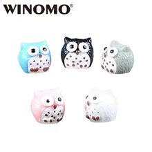 WINOMO 5 шт. Совы Миниатюрные Мини полимерный микро-пейзаж суккулент домашний садовое растение бонсай горшки ремесло Сказочный Декор