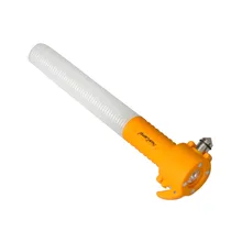 5 IN1 Multifunctional Outdoor Emergency Auto Safety Tool LED Flashlight seat belt Cutter Spike Flasher waterproof glow stick