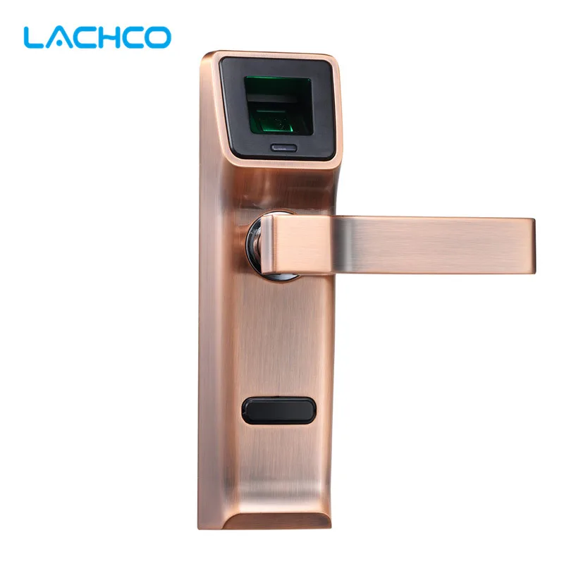 Us 95 29 10 Off Lachco Biometric Fingerprint Door Lock Intelligent Electronic Lock Deadbolt Keyless Smart Entry L16085rc In Electric Lock From