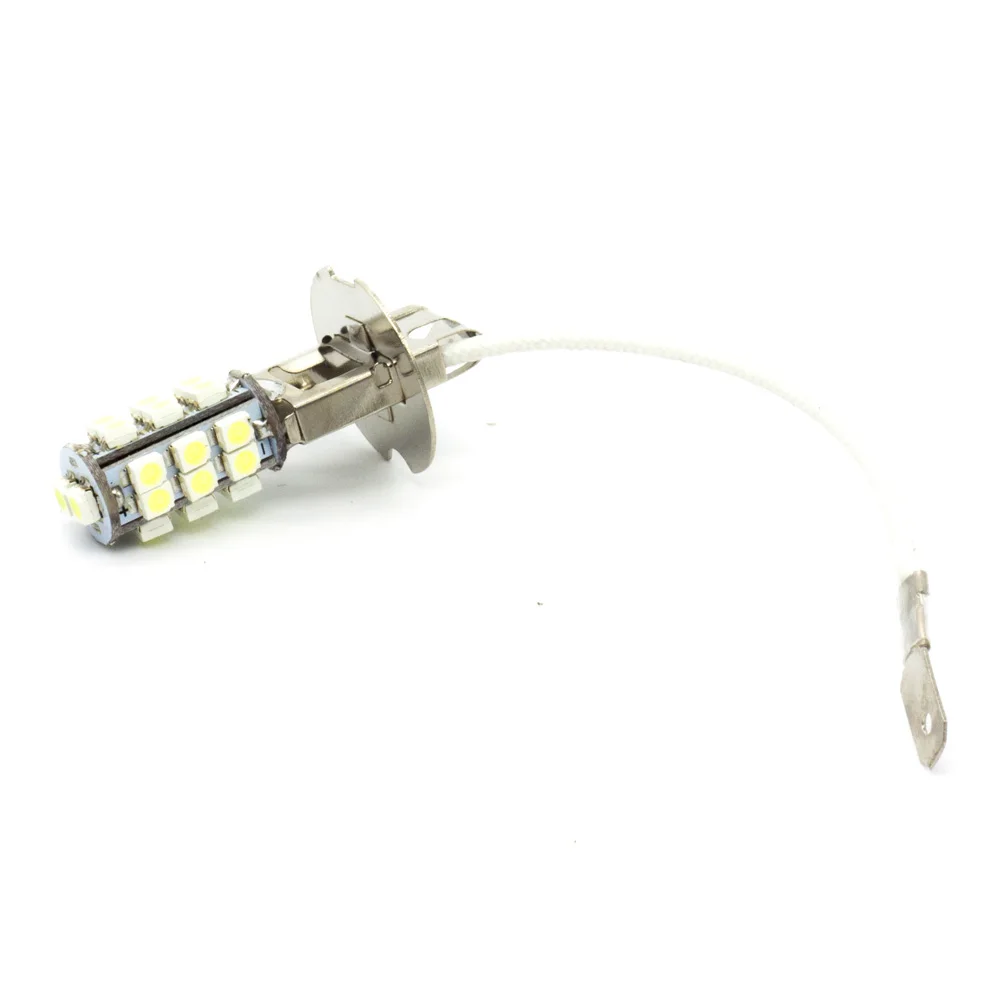 2 шт. H3 PK22S 26 светодиодный 3528 SMD светодиодный белый светильник s Dc 12v автомобиль лампа для противотуманной фары