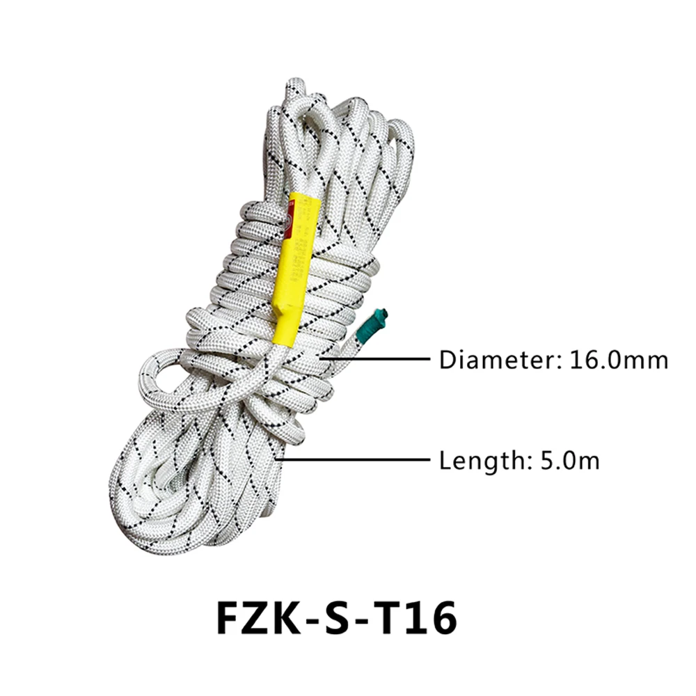 5/10 метров 16 мм Веревка безопасности наружные скалолазание шнурки диаметр высокопрочный шнур безопасности для пожарных спасательных операций походов пеших прогулок