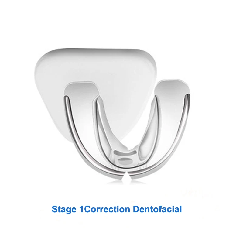 Подтяжки для рта мгновенный силиконовый смайлик выравнивание зубов тренажер ретейнер для зубов Защита рта Защитный Лоток для зубов 3 этапа - Цвет: 1st stage