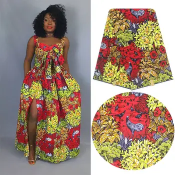 

2018 New Design Factory Price Veritable Real Printed African Fabric Wax H180116