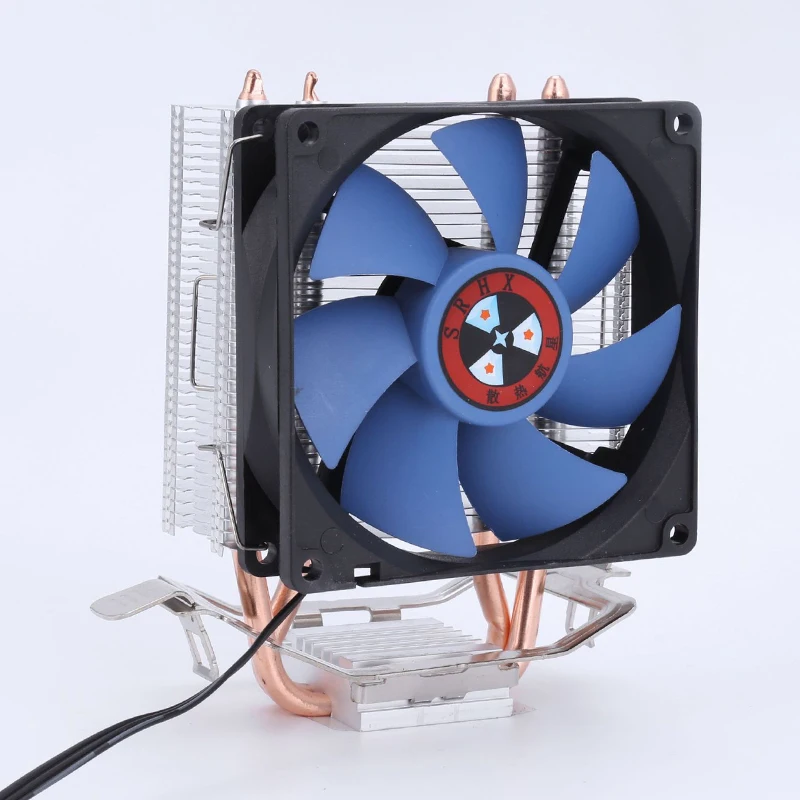 LED 2 Heatpipes CPU برودة TDP 120 W 90mm التبريد مروحة المعالج مبادل حراري من الألومنيوم وحدة المعالجة المركزية مروحة ل LGA 1155/ 775/1366/AM2 +/AM3 +/AM4 LED 2 Heatpipes CPU برودة TDP 120 W 90mm التبريد مروحة المعالج مبادل حراري من الألومنيوم وحدة المعالجة المركزية مروحة ل LGA 1155/ 775/1366/AM2 +/AM3 +/AM4