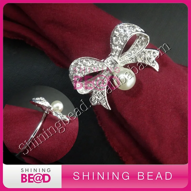 Pearl-bow-shape-clear-rhinestone-napkin-ring (1)