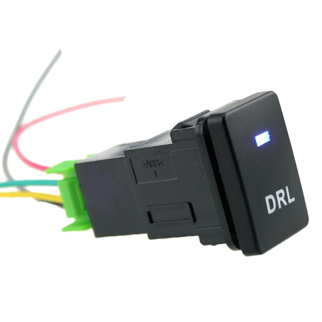 Синий светодиодный DRL световая кнопка включения Переключатель 12 В для Toyota Land Cruiser Prado RAV4