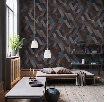 

Modern Geometric Square Lattice Wallpaper Bedroom Living Room Decoration Home Wall Paper Roll