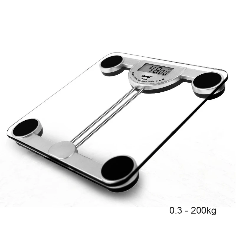 

Hot Large Size Bathroom Smart Weight mi Scale Digital LCD Weighing Scales Floor Weight Balance High Precision Body Scale 200 kg