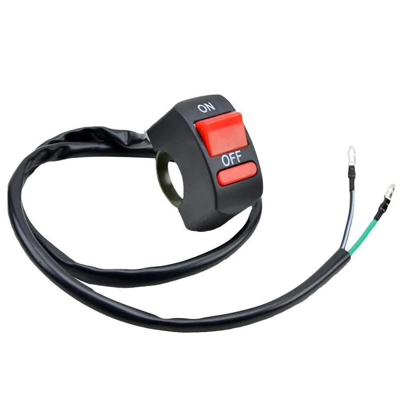 

1 pcs Universal Handlebar Fog Light Switch Motorcycle Headlight Switch ON/OFF Button Light Switch Bicycle Accessory