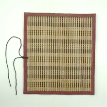 3 шт./лот,, сумка для рисования, Бамбуковая щетка, занавеска для хранения сухой кисти, тонкая работа, китайский мешок для каллиграфа