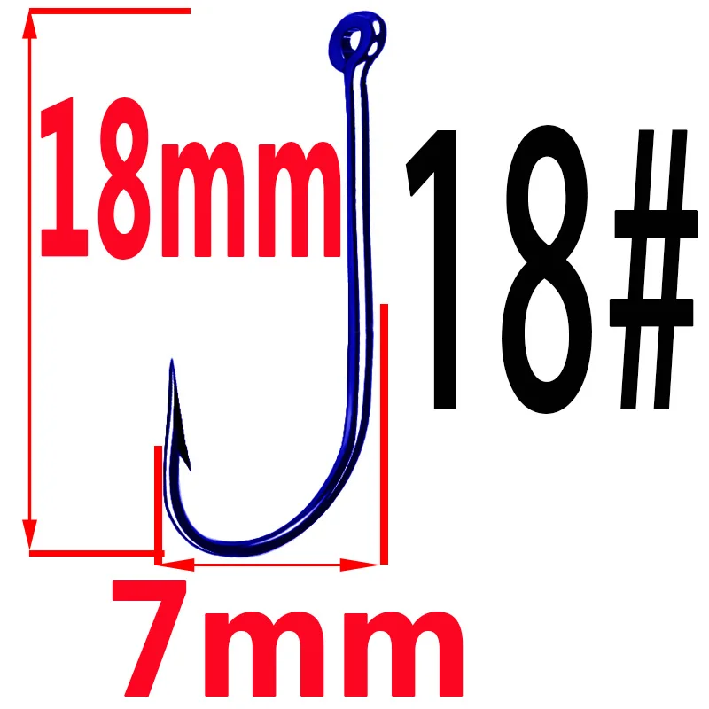 50 шт. рыболовные Крючки рыболовные снасти прочные рыболовные крючки, карповый крючок колючий крючок океан Река Озеро приманка рыболовный инструмент - Цвет: 18    50pcs
