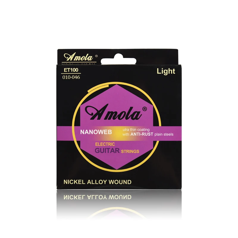 

Original Amola ET100 .010-.046 Electric Guitar strings nickel alloy musical instruments guitar accessories musical instrument