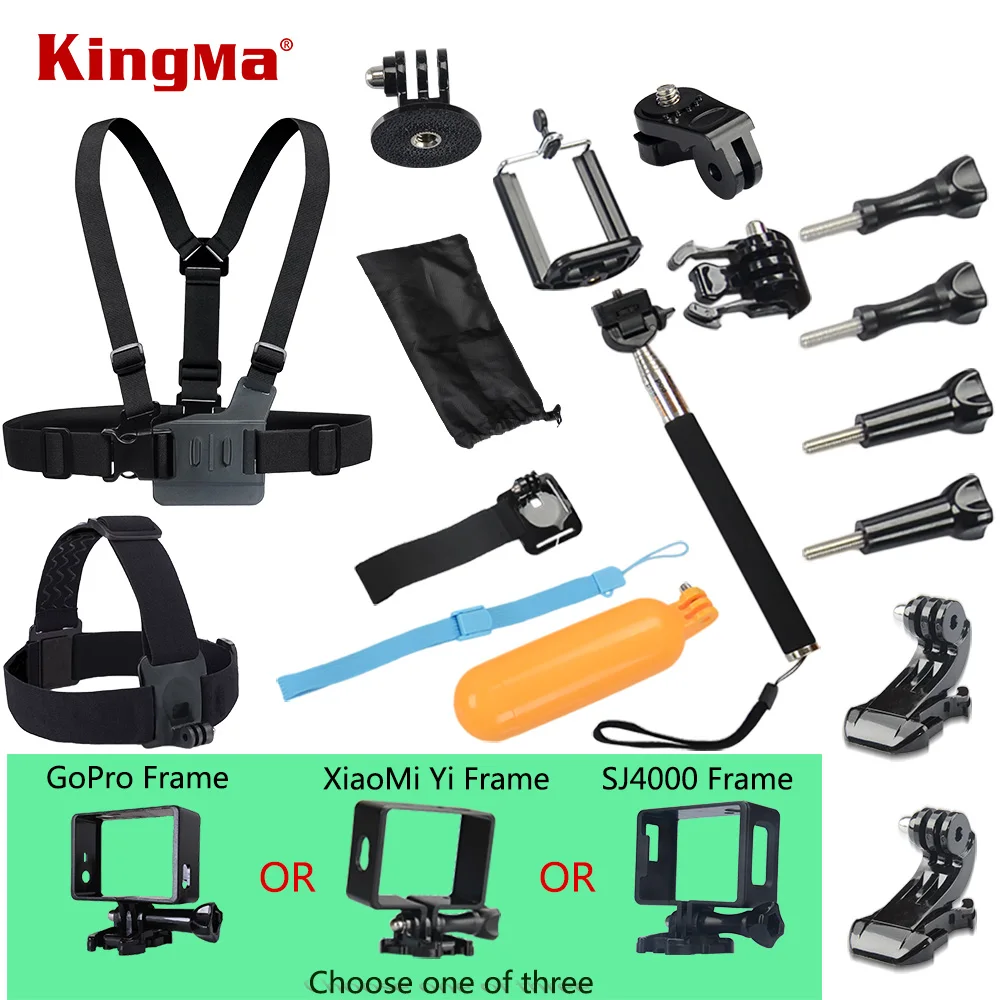 Wholesale Go pro Accessories Monopod Stick Monopod Hand and Head Strap Chest Strap Adapter Floating Bobber For Gopro Hero For Xiaomi yi Buy Cheap Go pro Accessories Monopod Stick Monopod Hand and Head Strap Chest Strap Adapter Floating Bobber For Gopro Hero For Xiaomi yi