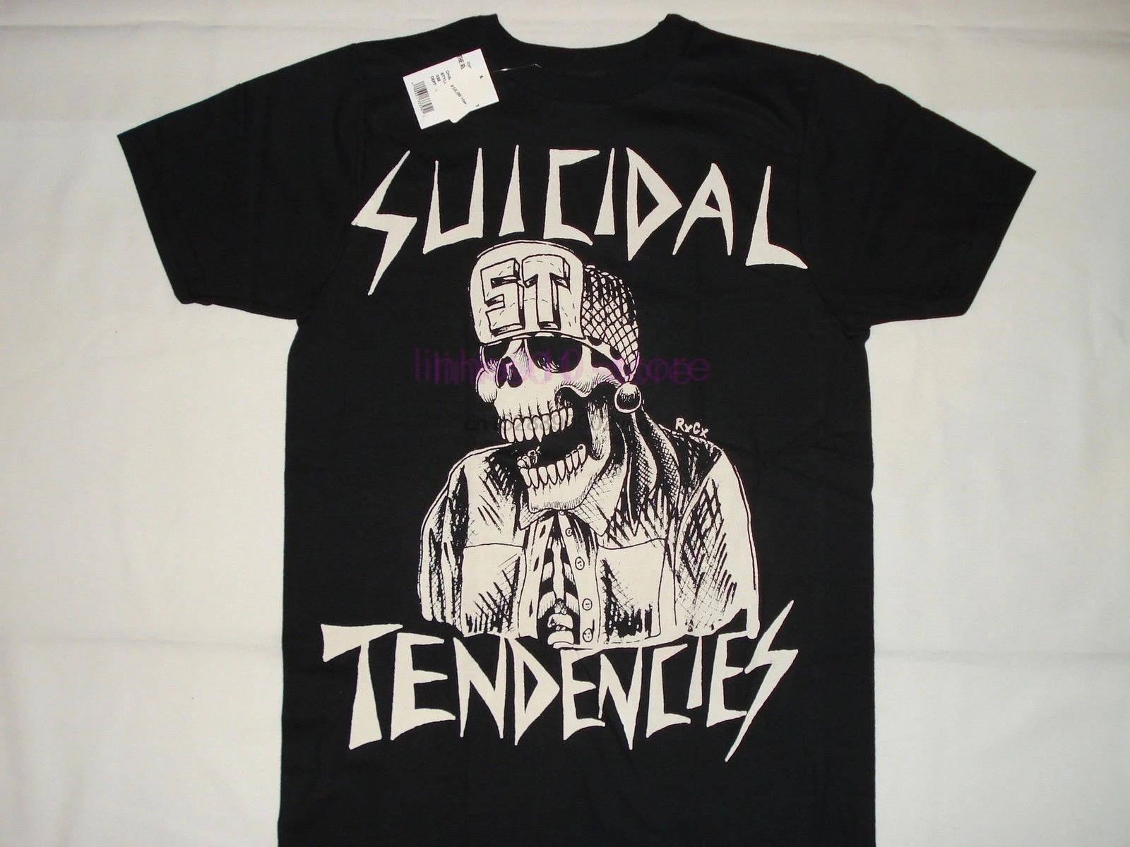 

BLACK SUICIDAL TENDENCIES NEW T-SHIRT S-3XL THRASH METAL ROCK PUNK ST Top Quality T Shirts Men O Neck 100% Cotton Top Tee
