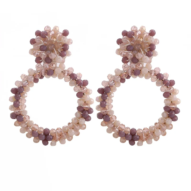 New Fashion Tassel Dangle Earrings For Women Wedding Party Gift Drop Jewelry Hot Bijoux Statement Earring Wholesale (1)