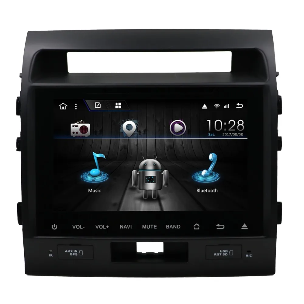Discount KLYDE 2 Din 10.1" 8 Core Android 8.1 For TOYOTA LAND CRUISER LC200 2004- Car Radio 2+32GB Multimedia Audio Stereo 1024*600 0