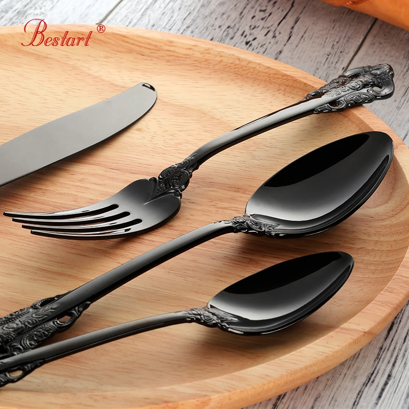 1 партия/24 шт. столовые приборы из нержавеющей стали 18/10|set dinner|dinnerware setcutlery set |