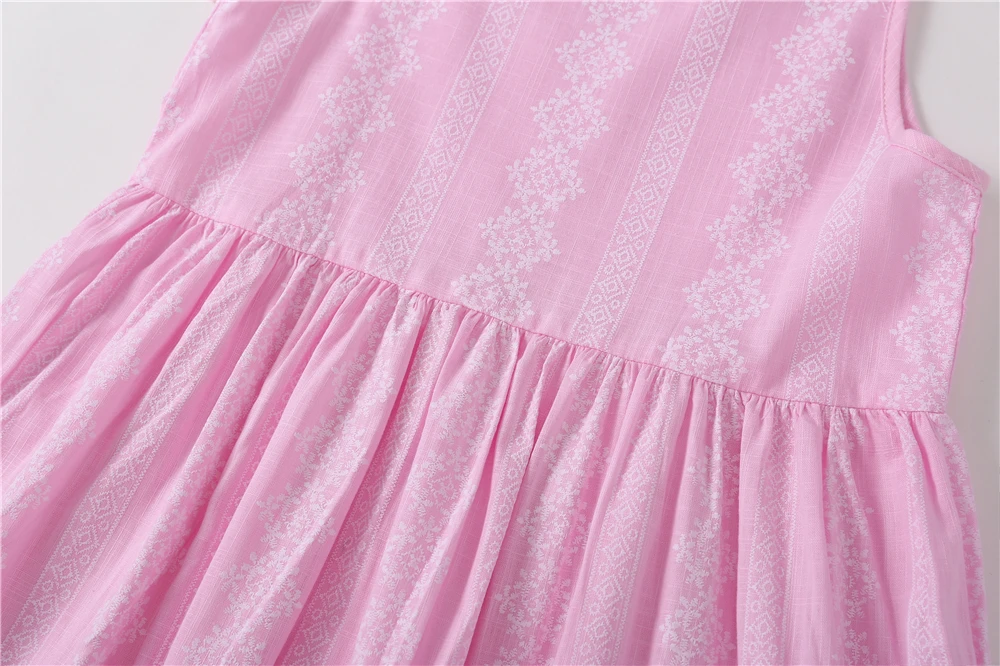 Yeedison Sleeveless Girls Dress Summer 2018 Cotton Toddler Girl Beach Kids Dresses Casual Baby Girl Princess Party Child Costume (12)