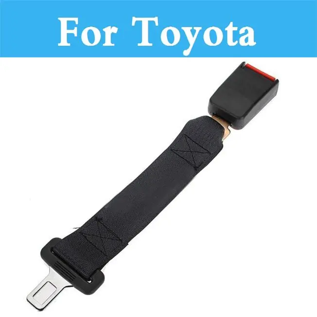Черный удлинитель ремня безопасности автомобиля для Toyota Yaris Highlander Verossa Vios Vitz Will