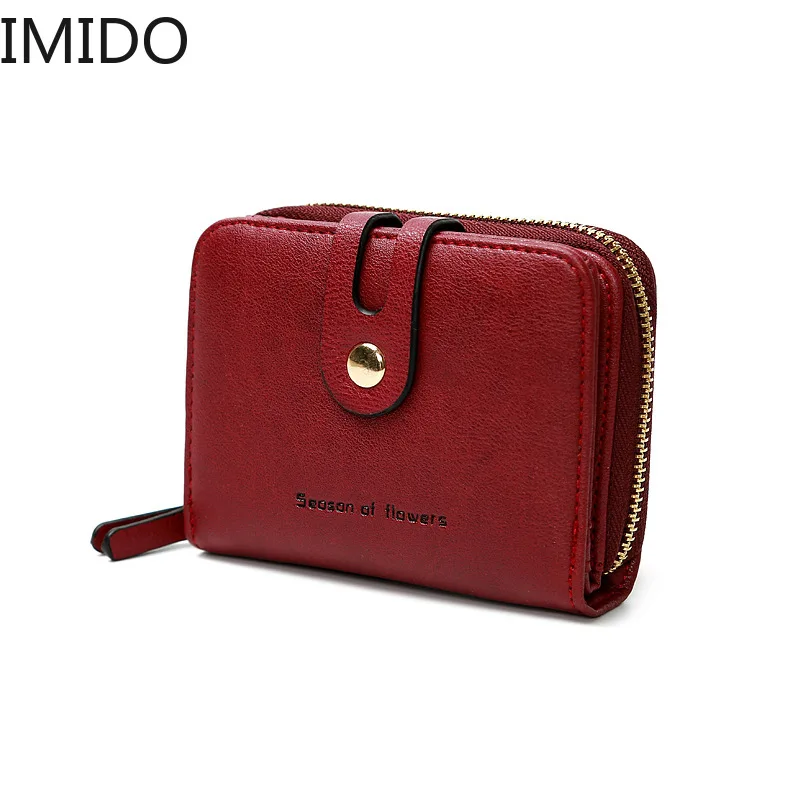 IMIDO 2019 новый брендовый дизайнерский женский кошелек короткая сумка для карт