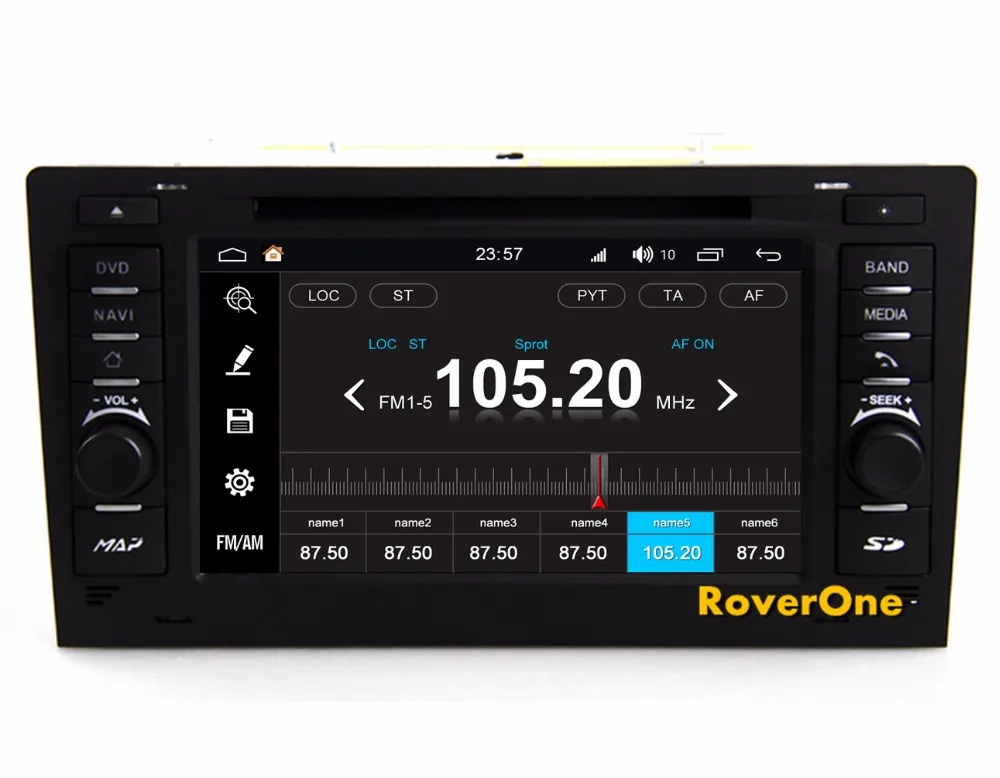 RoverOne Android 8,0 Автомобильная Мультимедийная система для Audi A8 S8 1994-2003 Радио Стерео DVD gps навигация медиа музыкальный плеер PhoneLink