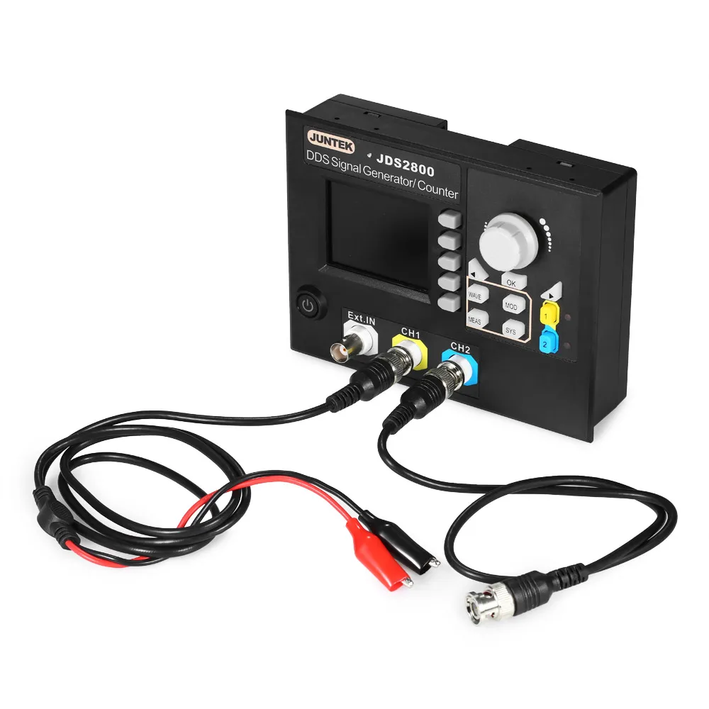 JUNTEK JDS2800 15M 15 МГц генератор сигналов с цифровым управлением двухканальный DDS