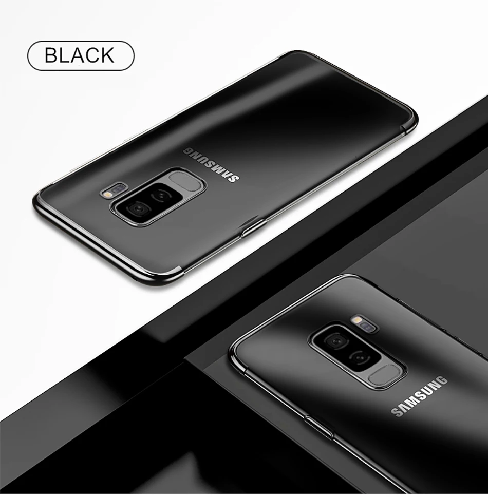 Мягкий силиконовый чехол для samsung S8 S9 S7 S6 Edge Plus Note 9 8 S10 плюс S10 Lite прозрачная крышка на Galaxy A5 A8 A6 A7