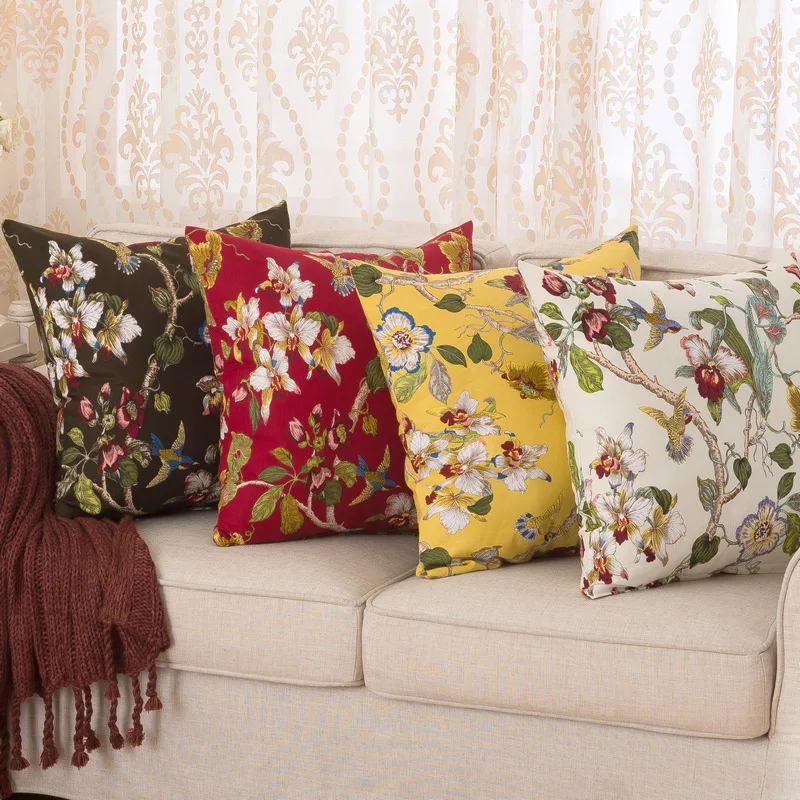 جديد جمال الزهور الطيور نمط الوطنية رمي سادة تغطي النمط الكلاسيكي مكتب أريكة مربع الزخرفية خمر غطاء وسادة جديد جمال الزهور الطيور نمط الوطنية رمي سادة تغطي النمط الكلاسيكي مكتب أريكة مربع الزخرفية خمر غطاء وسادة