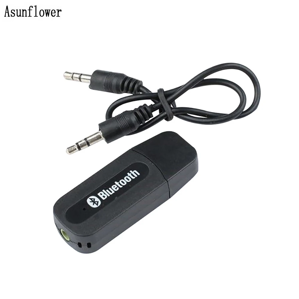 USB Bluetooth адаптер AUX беспроводной портативный мини музыкальный аудио приемник для домашнего компьютера 3,5 мм разъем стерео Bluetooth передатчик