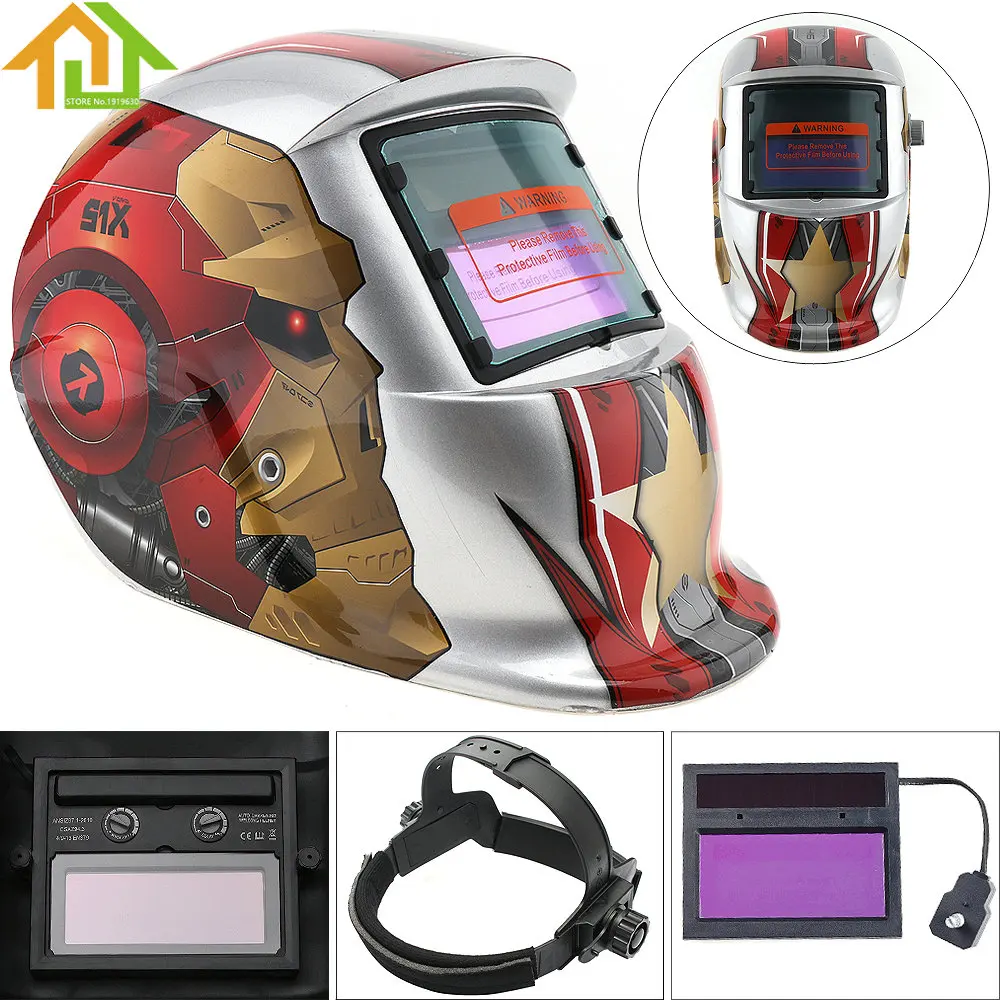 Buy Iron Man Face Mask / Electric Welding Mask / Weld