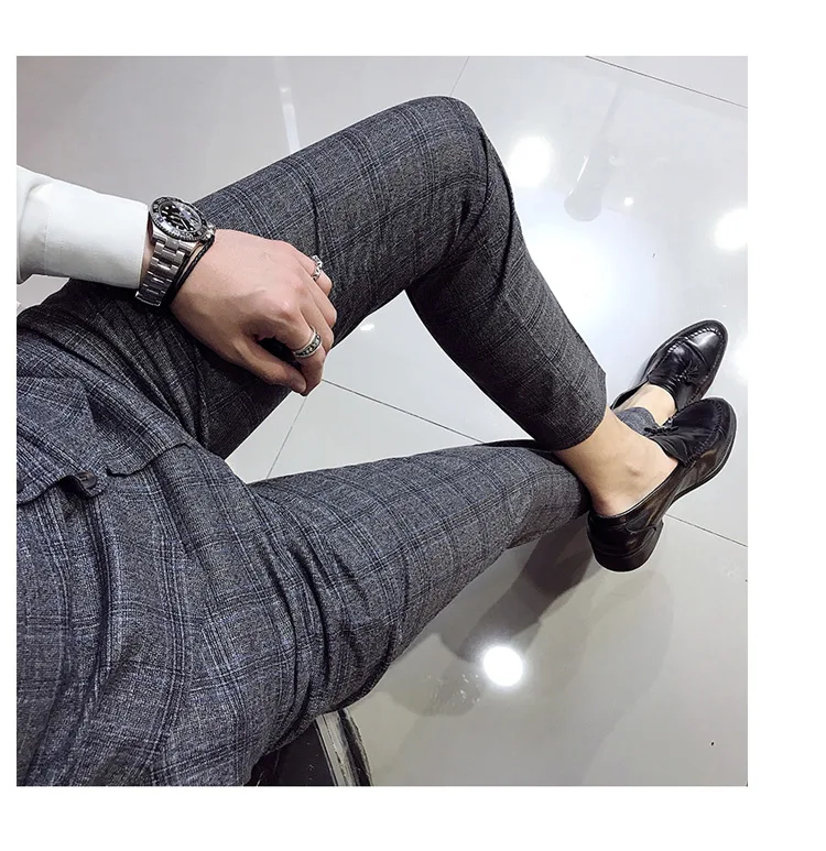 Men's plaid suit