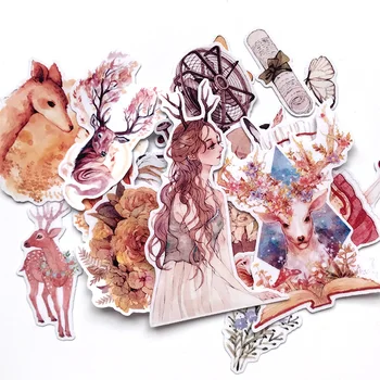 25pcs Creative Cute Self-made  fashion girl Scrapbooking Stickers /Decorative Sticker /DIY Craft Photo Albu