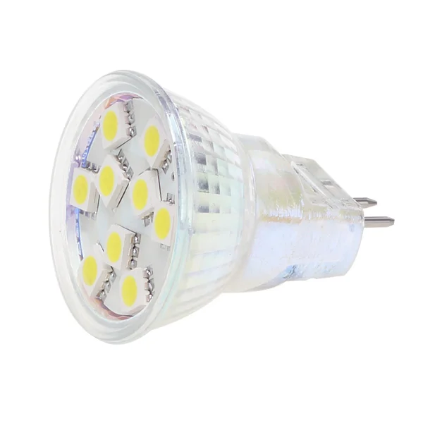 Бесплатная доставка! Светодиодная лампа MR11 9 5050 SMD1.8W 12V белый и теплый 140 160LM с