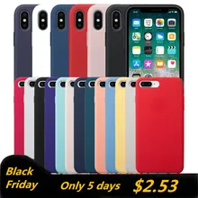 

For iPhone 7 Case Original Have LOGO Silicone Cases For iPhone 7 8 Plus Phone Cover For iphone 6 6S Plus X For iPhone 8 Case