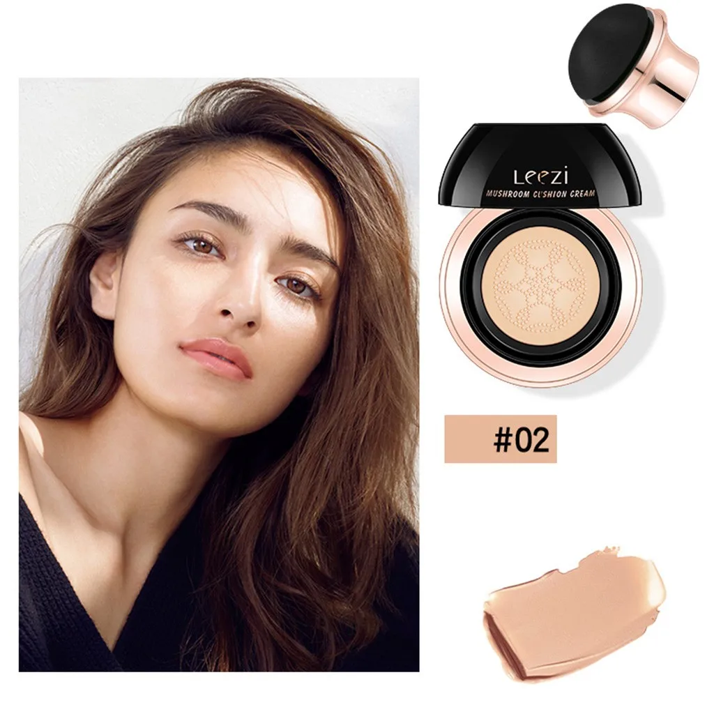 

Small Mushroom Light Water Moistening Concealer Oil Control Waterproof Cushion