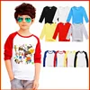 Customized Baby Boys T-Shirts Long Sleeve Solid Print Children Tees Shirt Autumn 100% Cotton LOGO Girl Tops Personalized T Shirt 1