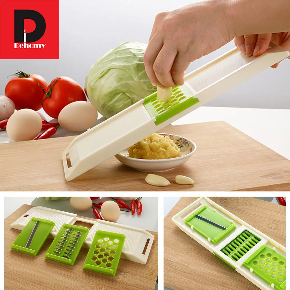Dehomy Manual Slicers 3 Slicers Multi function Vegetable Fruit Slicers