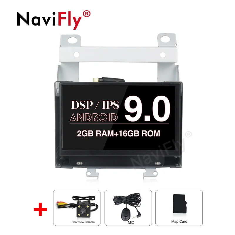 NaviFly 7 ''экран ips/DSP Android9.0 2Din автомобильный мультимедийный плеер для Land Rover freelander 2 2007-2012 Автомобильный gps навигатор - Цвет: add view camera